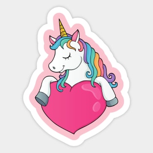 Unicorn Love Sticker